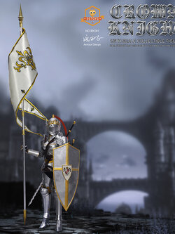 SGTOYS EK001 1/6 CROWN KNIGHT (ใหม่เปิดเช็ค หนังลอกอุปกรณ์ขาด 1 ชิ้น)