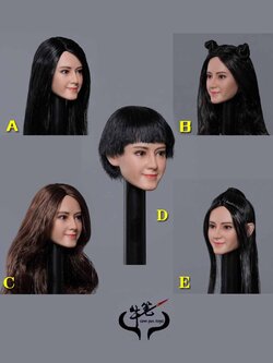 Cow Pow Toys CPT01A, B, C, E Female Headsculpt