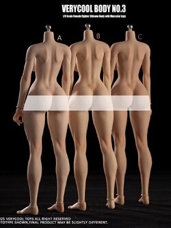 14/12/2568 VERYCOOL VCD-03 1/6 Body No.3 Full-Figured Silicone Female Body