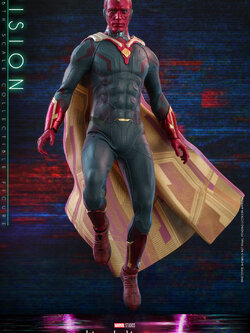 กล่องบุบ 1 มุม Hot Toys TMS037 1/6 WandaVision - Vision