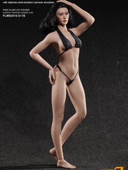 Phicen PLMB2016-S16A / S17B female super flexible seamless body series Pale / Suntan