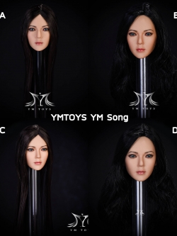 YMTOYS YM Song A ,ฺB ,D 1/6 Asian Beauty Headsculpt - Song