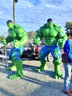 เดอะฮัค สูง230ซม รูปหล่อเดอะฮัคเขียว สภาพมือหนึ่ง เดอะฮัคไฟเบอร์