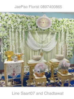 ฉากถ่ายภาพรดน้ำสังข์ 3 m x 2.2 m