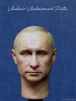 WOLFKING WK-T012 1/6 Iron Fist President Headsculpt