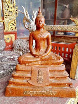 หลวงพ่อโสธร หน้าตัก7นิ้ว เนื้อกระเบื้องโถสย์ รุ่นสร้างอุโบสถ ปี2536