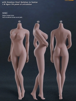 PHICEN S09C Body Stainless (Large bust, Suntan) เหมือนจริง