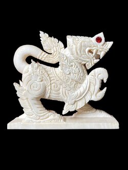 สิงห์งาแกะตาแดง คชสีห์งาแกะ สิงห์งาแกะขนาดใหญ่