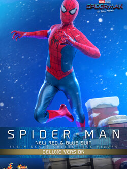 Hot Toys MMS680 1/6 Spider-Man: No Way Home - Spider-Man (New Red and Blue Suit) [Deluxe Version]