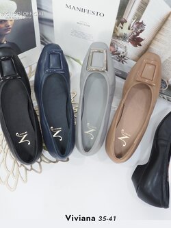 ทรงปกติ หน้าเท้ากว้างเพิ่ม 1 ไซส์ เปลี่ยนไซส์ได้-ไม่รับคืน Zenachoo รุ่น Viviana สูง 1นิ้ว รองเท้าหนังแกะแท้ หัวตัด ทรงสวยมาก