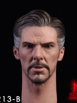 NRTOYS NR13B Dr.Singular 2.0 Headsculpt (White hair direct view)
