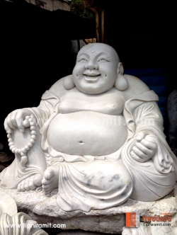 พระสังขจายหินหยกขาว หน้าตัก1.90 ม