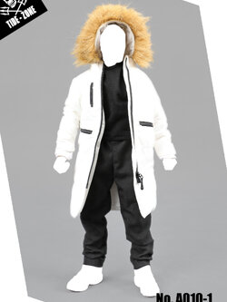 TIDE-ZONE A010-1 Cotton coat suit (White)