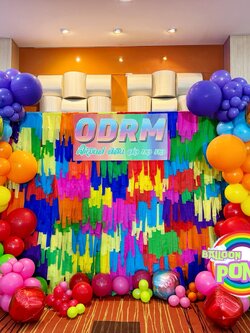 แบคดรอป colorful