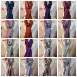 ผ้าพันคอ-ผ้าคลุมไหล่ ผ้าฝ้าย หมักโคลน ทอมือ ออร์แกนิค ราคา 590- To 890-