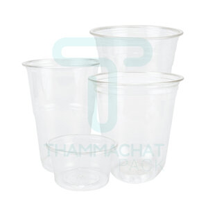 แก้วน้ำพลาสติกใส