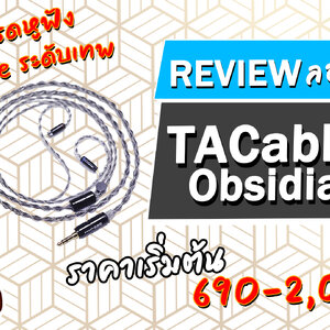 Holysai Review : TACables Obsidian สายอัพเกรดหูฟัง Handmade ระดับเทพ ◄021►
