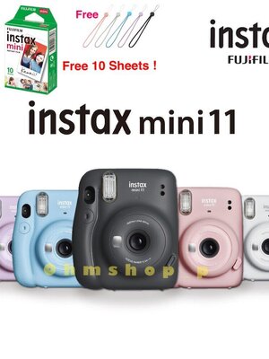 Fujifilm instax mini 11 Instant Film Camera ( กล้องโพลารอยด์ mini 11 รับประกันศูนย์ไทย 1 ปี )