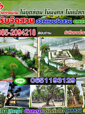 รับจัดสวนหน้าบ้านโทร 065-3549747 ออกแบบจัดสวน ตกแต่งสวน จัดสวนหน้าบ้าน ทำน้ำตก ปูหญ้า จัดสวนหย่อม