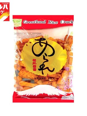 Greatland Arare mix 150 g. / เกรทแลนด์ อาราเร่ มิกซ์ ขนมญี่ปุ่นอบกรอบ 150 g.