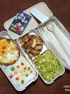 กินอะไรดี EP.1 หมูทอด มะระผัดไข่ และไข่ดาวกรอบไม่สุก พริกน้ำปลา