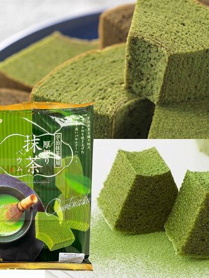 เค้กขอนไม้รสอูจิมัทฉะ 🇯🇵 สินค้านำเข้าจากญี่ปุ่น - Uji Matcha