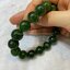 Canada Nephrite Jade หยกเนไฟร์ต สีเขียวเข้ม 13 มม เจริญรุ่งเรือง ก้าวหน้า อายุยืน