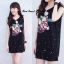 New!!!! Mario mosohino Mini dress มินิเดรสสกรีนลายหน้า งานน่ารักค่ะ แมทซ์กับรองเท้าผ้าใบซักคู่ สวยเกร๋สุดๆค่า
