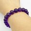 Amethyst อเมทิสต์ 10 mm AAA ปกป้องคุ้มครอง นำรักแท้มาให้ ขจัดความคิดด้านลบ สยบอารมณ์โกรธ หรือร้าย
