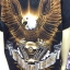 เสื้อยืดคอกลมสีดำ สกรีน3D ลายนกอิทรีกางปีกขับชอปเปอร์ ลายสกรีน3D สวยงาม ดูมีมิติ เสมือนจริง ลายสกรีนรูปนกอินทรีสีน้ำตาลทอง กางปีกผงาดอยู่เหนือชอปเปอร์คันงาม ลายสกรีนสวยเท่ห์มากๆค่ะ