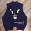 เสื้อนิตติ้งแขนกุด ทอลายหมาfrenchie