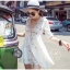 Minidress เกาหลี สไตล์โบฮีเมียนพิมพ์ลายผ้าเนื้อดีมากก เนื้อผ้าไม่บาง ช่วงกระโปรงมีซับใน