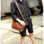 พร้อมส่ง กระเป๋าหนังสะพายข้างผู้ชาย ใส่ Tab 10 นิ้ว Messenger bag