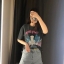เสื้อยืด Betty Boop เสื้อยืดแฟชั่นดารา