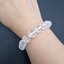 Crystal or Clear Quartz คริสตัลควอตซ์ หินควอตซ์ สีขาวใส 10 mm ตัวแทนของความมั่นคงในทุกๆด้านของชีวิต แกะลายตะขอเกี่ยวเงินเกี่ยวทอง Money & Luck Hook