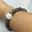 Labradorite ลาบราดอไรต์ 8mm ความคิดสร้างสรรค์ แก้ปัญหา ลดน้ำหนัก และ ไอซ์ควอตซ์ Ice Quartz ชำระล้างพลังด้านลบ กับตัวคั่นซิลเวอร์น่ารักๆ