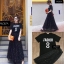 ชุดเซ็ทเสื้อยืดDior กระโปรงยาว