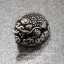 ตัวคั่นคางคกกองเหรียญคาบเหรียญ สัญลักษณ์แห่งความมั่งคั่งยอดนิยม Toad with Coin 925 Sterling Silver Size M