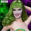 Flirty Girl FGC2017-37HS VILLAINS Female head sculpt - CLOWN