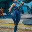 STAR MAN MS-008B Female Fighter Chun-li (Blue Tight Jumpsuit Version)