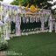 ซุ้มหญุ้าเทียม ถ่ายรูปงานบวช ธีมงาน เขียวขาว