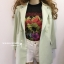 เสื้อสูทเกาหลี สีเขียวมิ้น
