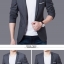 พร้อมส่ง เสื้อสูทผู้ชาย สีเทา กระดุม 1 เม็ด แต่งกระเป๋าสีขาว คอปก แขนยาว ใส่ทำงาน ไปใส่ไปงาน เสื้อสูทแฟชั่นผู้ชาย รหัสสินค้า CM-0002 หมวดหมู่ เสื้อสูท ชุดสูท
