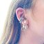 ต่างหูEar Cuff ไม่ต้องเจาะหู ต่างหูประดับเพชร3ชั้นสวยๆ ราคาพิเศษ