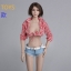 GACTOYS GC011B Asian beauty headscuplt (Short Brown Hair)