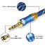 ขาย ERTK NEW AUX Blue สาย Aux 3.5 เป็น 3.5 สายถักหนังงู สำหรับเครื่องเสียง