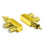 ERTK One to Two RCA Adapter แจ๊คแปลง RCA 2สายเป็น 1สาย สำหรับ TV, VIDEO, เครื่องเสียง ประกันศูนย์ไทย