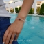 Crystal or Clear Quartz คริสตัลควอตซ์ หินควอตซ์ สีขาวใส 8 mm ตัวแทนของความมั่นคงในทุกๆด้านของชีวิต ประดับ ใบไม้โชคดี Lucky Leaf Clover Leaf
