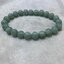 Burmese Jade หยกพม่า 8 มม AAA เจริญรุ่งเรือง ก้าวหน้า อายุยืน เนื้อเนียนสวยสีเขียวแอปเปิ้ล