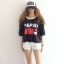 เสื้อลายPEPSIปักเลื่อม เสื้อยืดปักเลื่อมทรงOversize